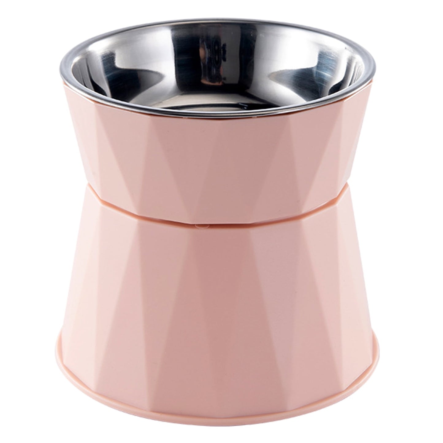 Dog Bowl Raised Cat Food Water Bowls with Detachable Elevated Stand Pet Stainless Steel Feeder Bowl No-Spill Anti Slip