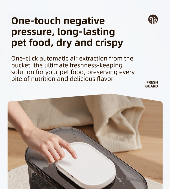 10L Smart Vacuum Pet Food Storage Container - Moisture & Insect Proof, Constant Pressure Paws-Keep-Fresh