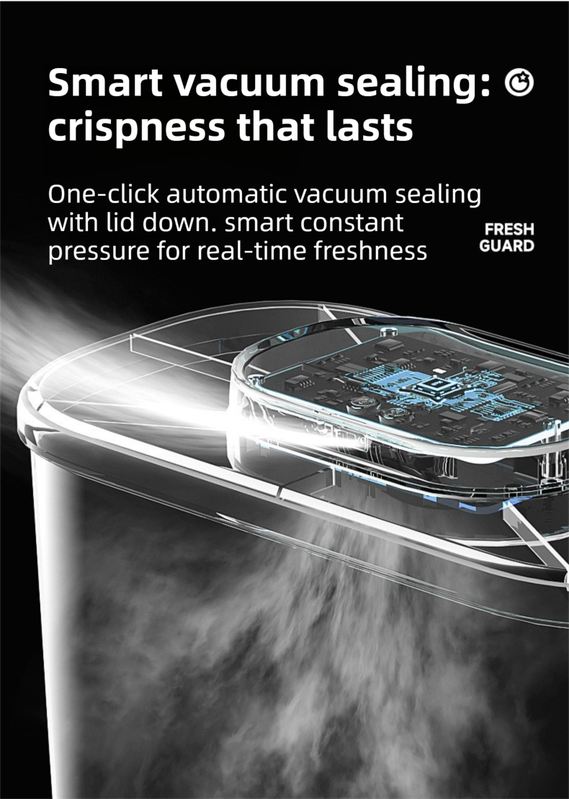 10L Smart Vacuum Pet Food Storage Container - Moisture & Insect Proof, Constant Pressure Paws-Keep-Fresh
